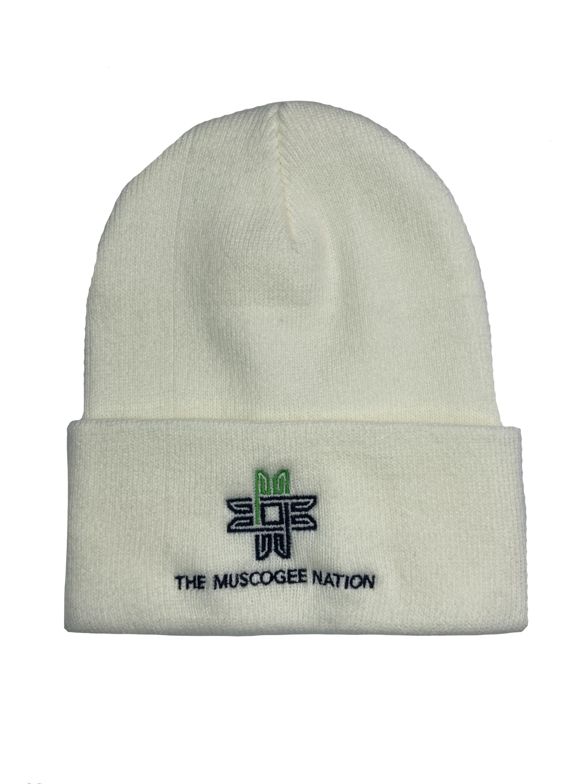 White Port & Company Beanie : Visit the Muscogee Nation